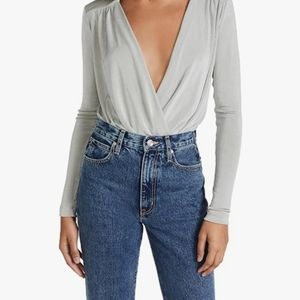 Free People Turnt Thong Bodysuit in Oxide